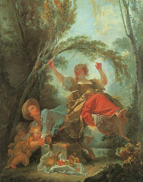 Jean Honore Fragonard The See Saw q china oil painting image